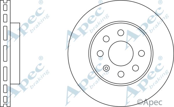 APEC BRAKING Jarrulevy DSK818